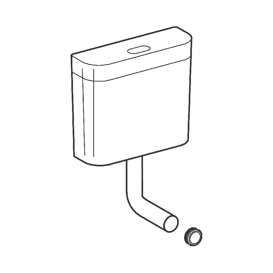 GROHE 37791SH0 - PS skalošanas tvertne, balta