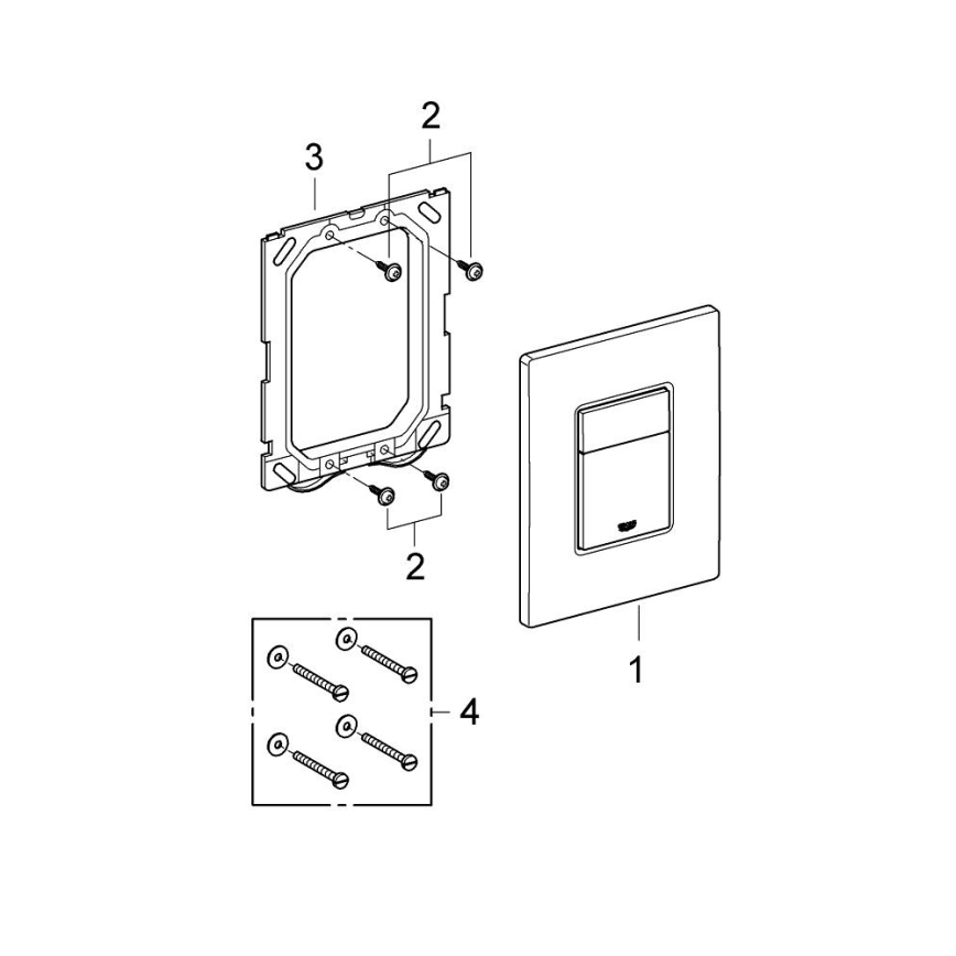 GROHE 38732DL0 - Skalošanas poga SKATE COSMOPOLITAN 156 × 197 mm, miedzēta