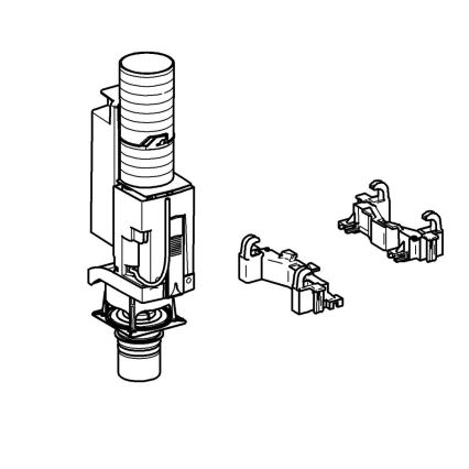 GROHE 38736000 - Pārbūves komplekts divu režīmu skalošanai GD 2, spīdīgs hroms