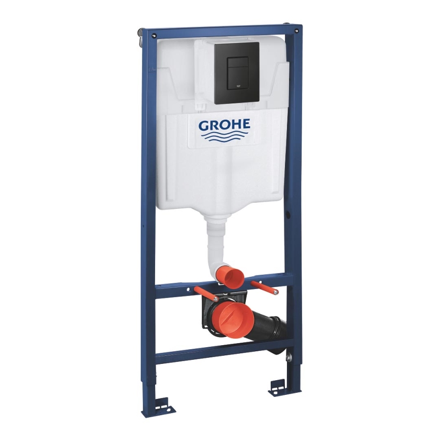 GROHE 38811KF0 - SOLIDO 3‑vienā WC komplekts, 1,13 m, melns