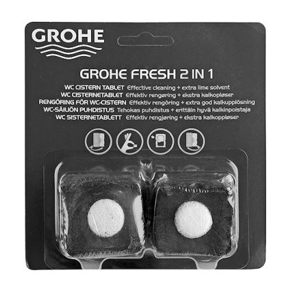 GROHE 38882000 - tualetes tabletes FRESH gēla putas/baltas