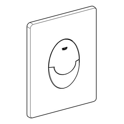 GROHE 38964P00 - Skalošanas poga START 156 × 197 mm matēts hroms