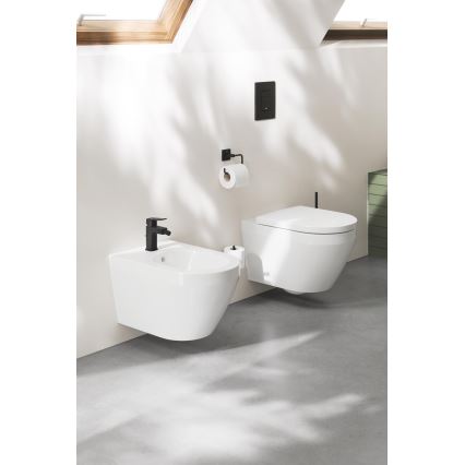 GROHE 389662430 - Tualetes skalošanas poga EVEN 156 × 197 mm, melna