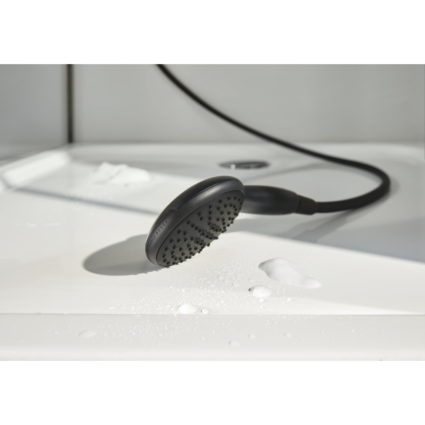 GROHE 389662430 - Tualetes skalošanas poga EVEN 156 × 197 mm, melna