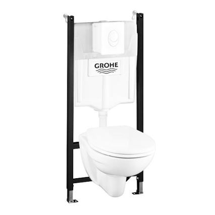 GROHE 39116000 - 4 vienā komplekts SOLIDO COMPACT 1,13 m DuroWhite