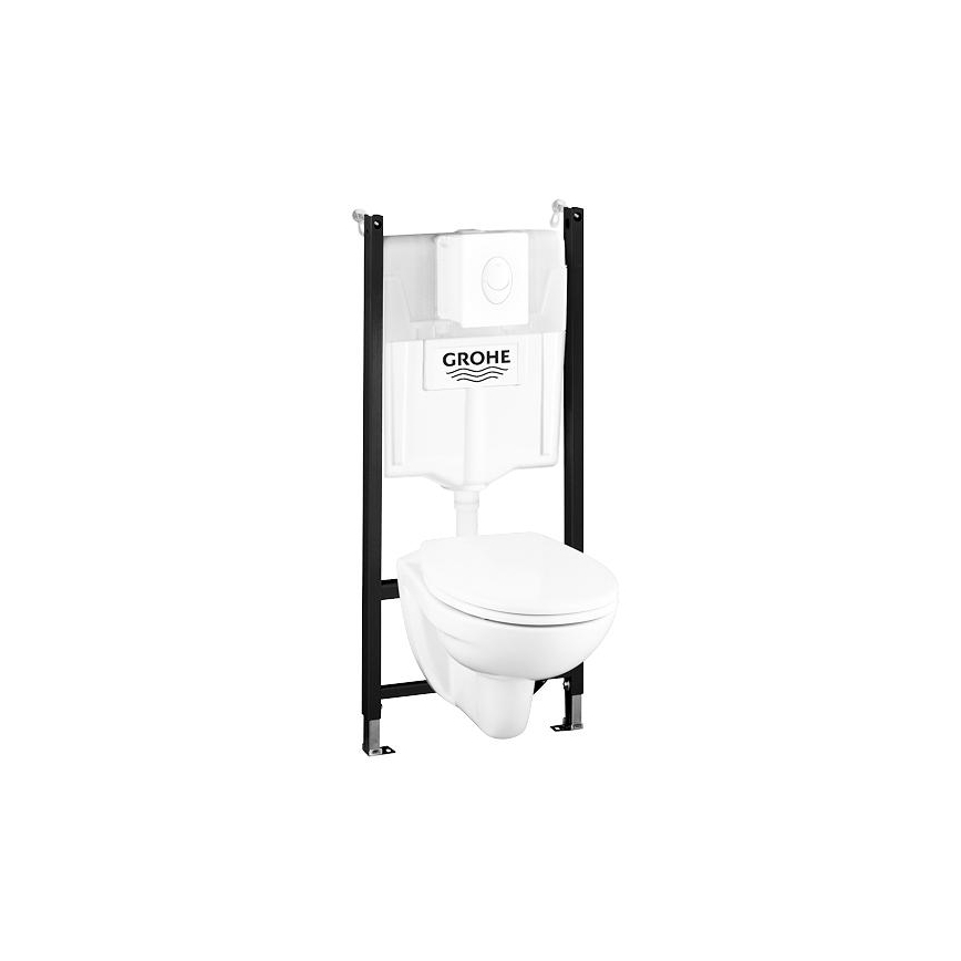 GROHE 39116000 - 4 vienā komplekts SOLIDO COMPACT 1,13 m DuroWhite