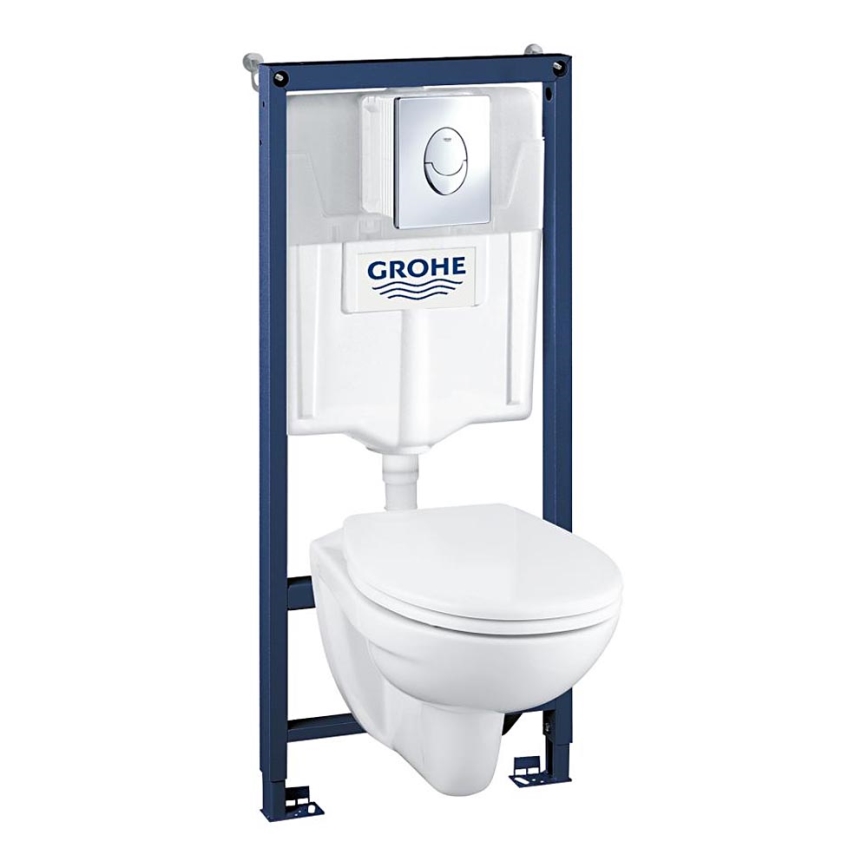 GROHE 39192000 - Komplekts 4 vienā SOLIDO 1,13 m, DuroWhite balts pārklājums