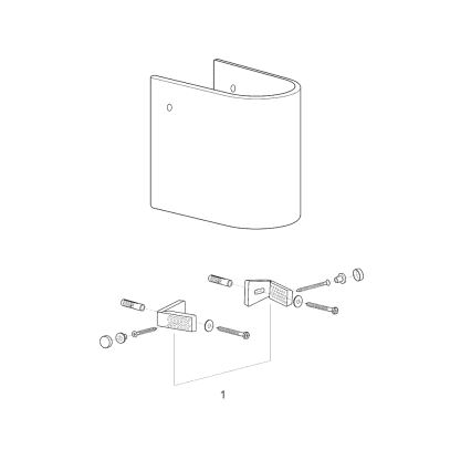 GROHE 39201000 - Puskolonna EURO CERAMIC 210 × 300 × 322 mm keramika/balta