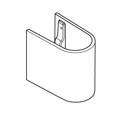 GROHE 39201000 - Puskolonna EURO CERAMIC 210 × 300 × 322 mm keramika/balta