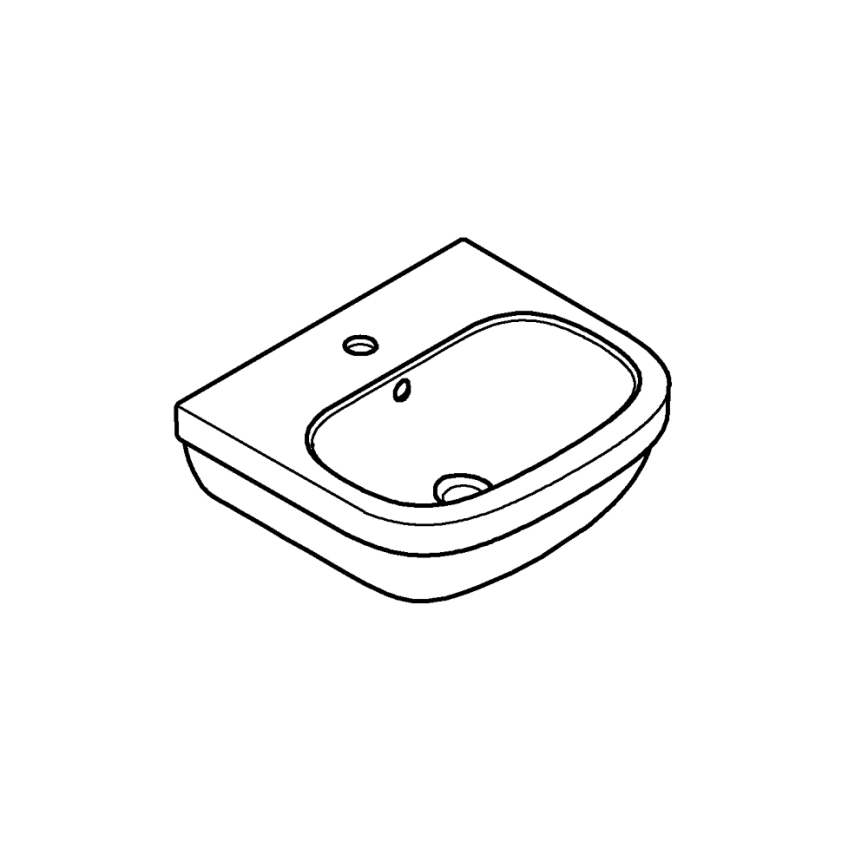 GROHE 39324000 - Izlietne EURO CERAMIC 450 × 400 mm keramika/balta