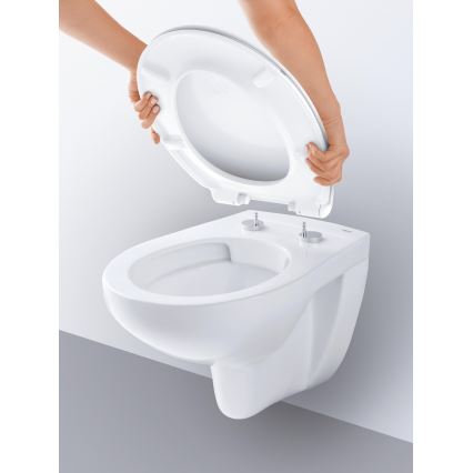 GROHE 39427000 - Sienas piestiprināmais tualetes pods BAU CERAMIC 368 x 531 mm keramika/balta