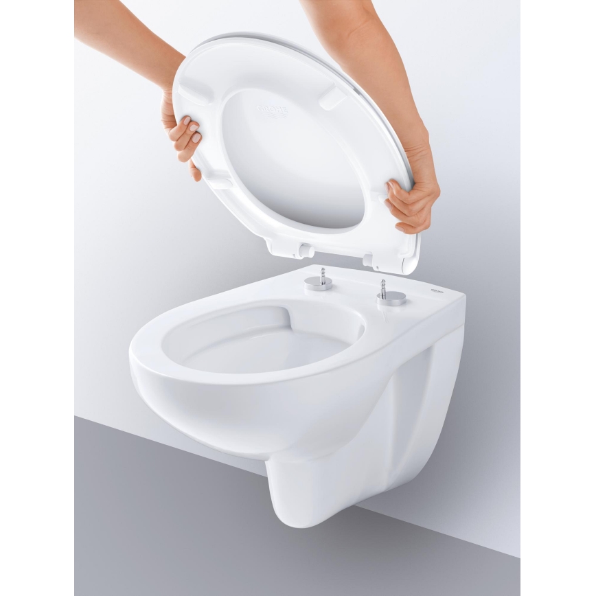 GROHE 39427000 - Sienas piestiprināmais tualetes pods BAU CERAMIC 368 x 531 mm keramika/balta