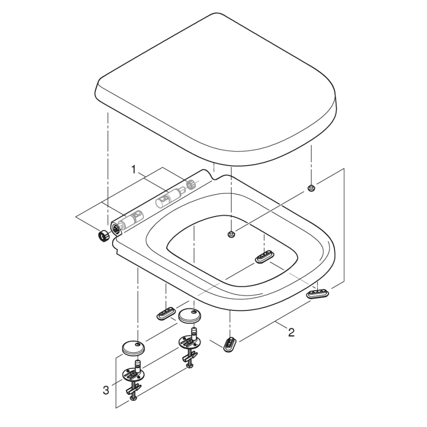 GROHE 39462000 - WC komplekts EURO CERAMIC 67,5 x 37,4 x 77,4 cm keramika/balta