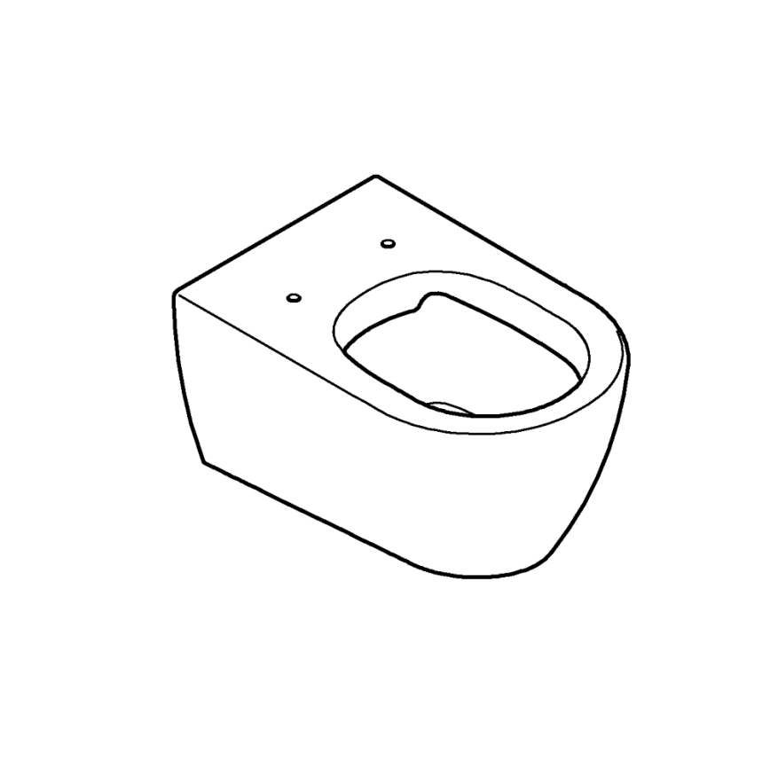 GROHE 3957100H - Karājošs tualetes pods ESSENCE, keramika/balta