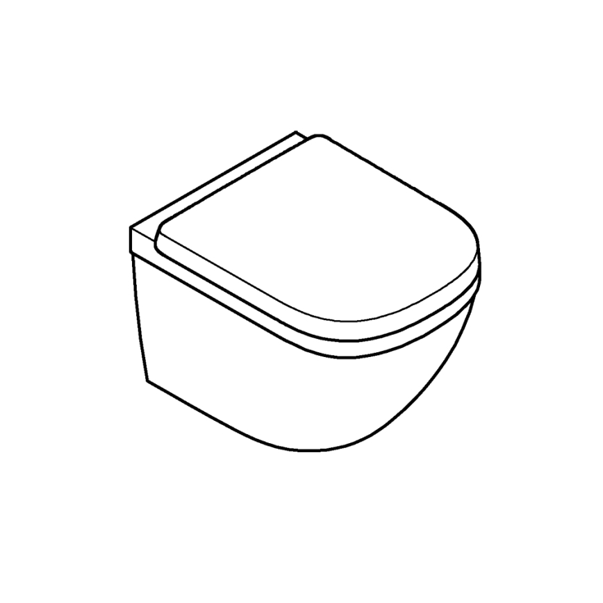 GROHE 39693000-Sienas piestiprināms kompakts WC EURO CERAMIC ar Triple Vortex, 53 l, keramika / balta