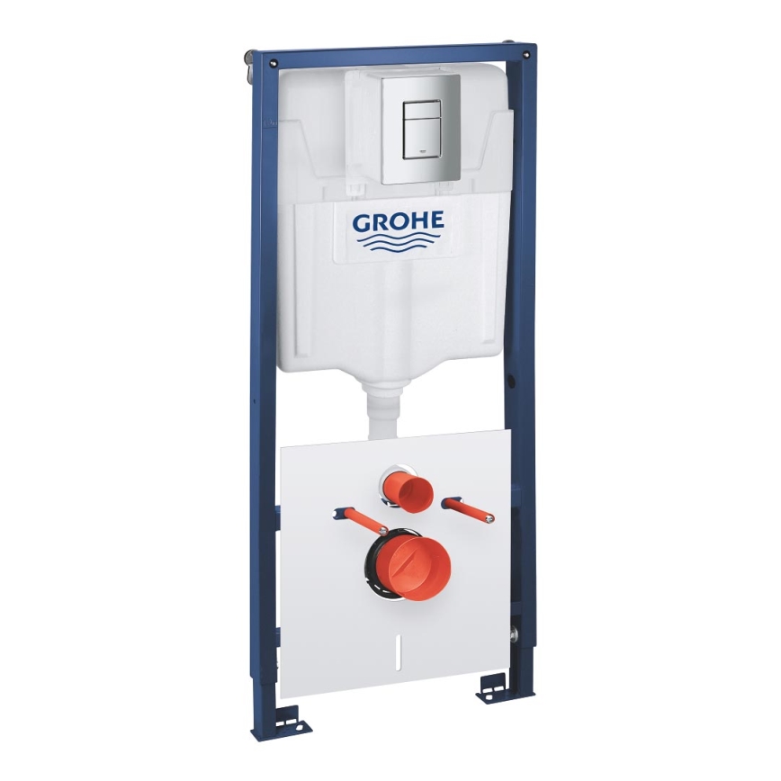 GROHE 39930000 - 4 vienā komplekts priekš WC SOLIDO, 1,13 m, spīdīgs hroms