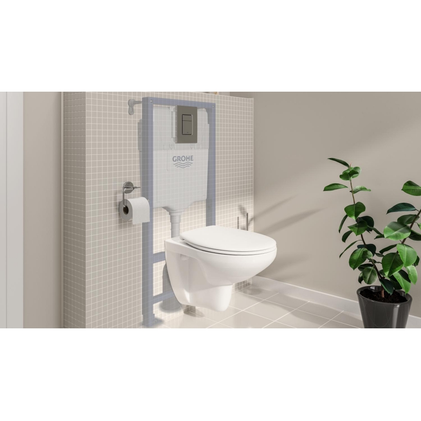 GROHE 39930000 - 4 vienā komplekts priekš WC SOLIDO, 1,13 m, spīdīgs hroms