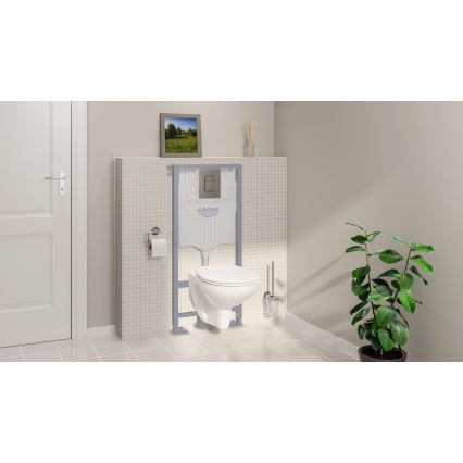 GROHE 39930000 - 4 vienā komplekts priekš WC SOLIDO, 1,13 m, spīdīgs hroms