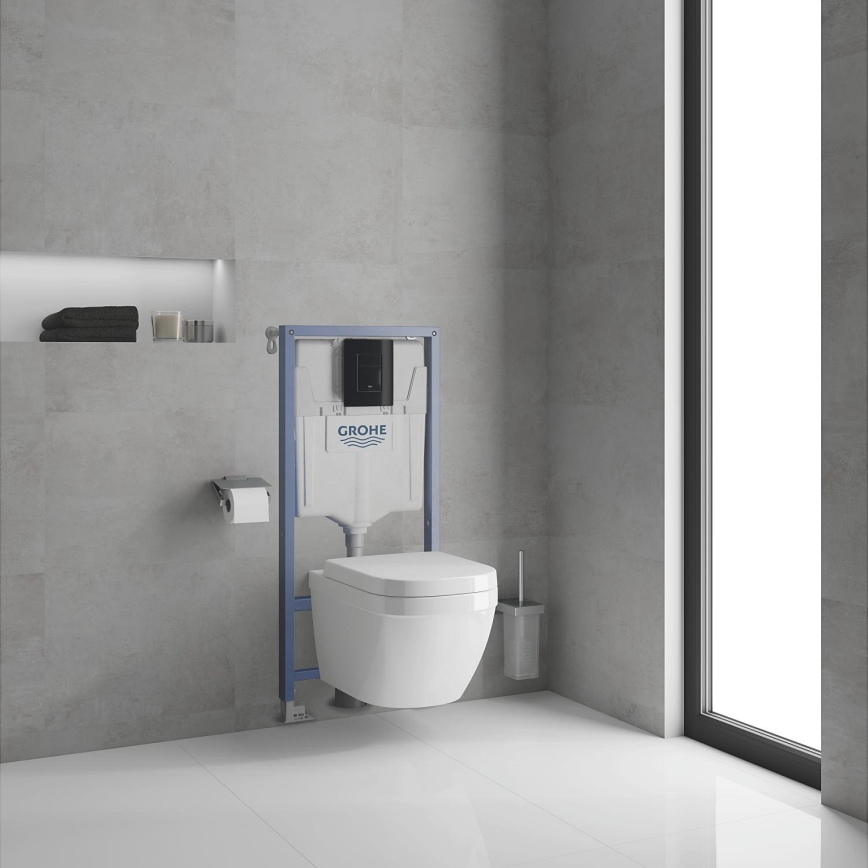 GROHE 39941000 - WC komplekts SOLIDO 1,13 m, spīdīgi hromēts