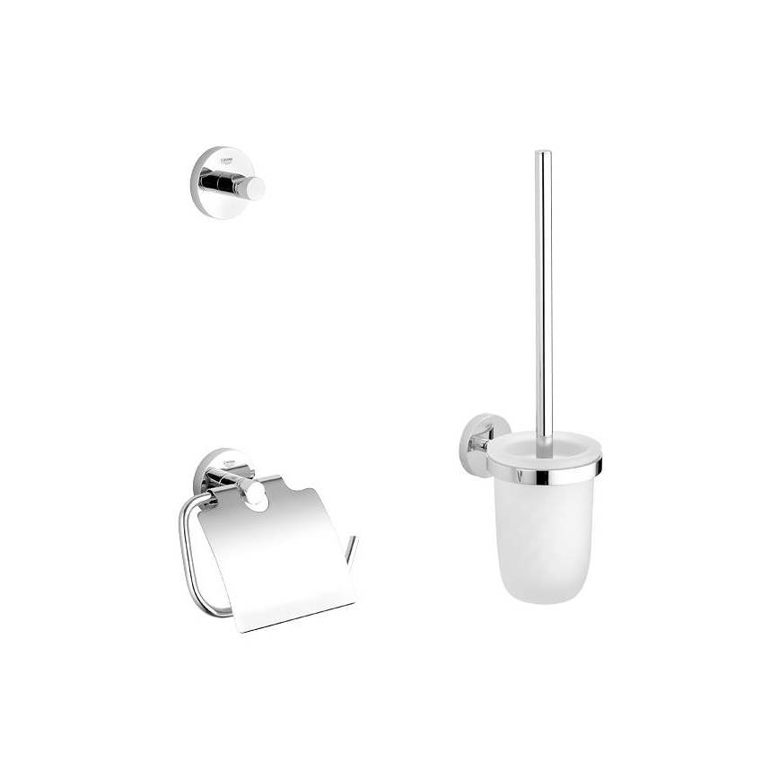 GROHE 40407001 - ESSENTIALS piederumu komplekts, spīdīgs hroms