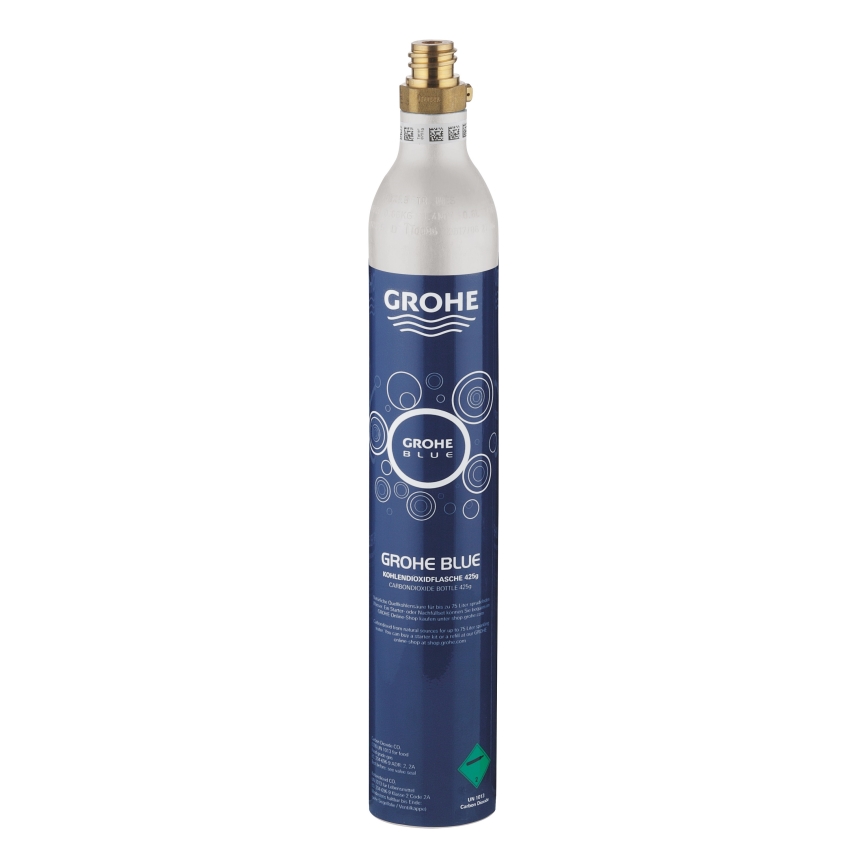 GROHE 40422000 - GROHE BLUE karbonizācijas balons 425 g CO2 (4 gab.) no nerūsējošā tērauda