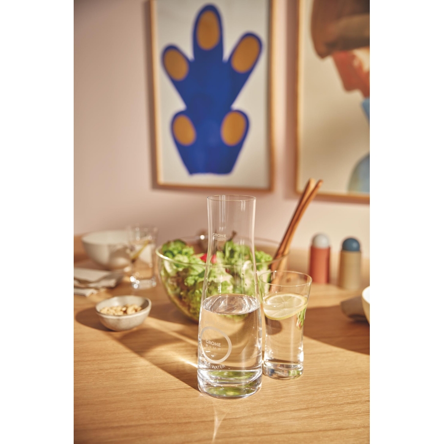 GROHE 40437000 - komplekts 6 gab. BLUE glāzes, 250 ml, no kristāla, caurspīdīgas