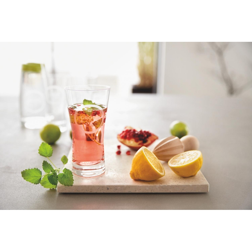 GROHE 40437000 - komplekts 6 gab. BLUE glāzes, 250 ml, no kristāla, caurspīdīgas