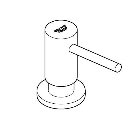 GROHE 40535000 - COSMOPOLITAN šķidro ziepju dozators, 500 ml, spīdīgs hroms