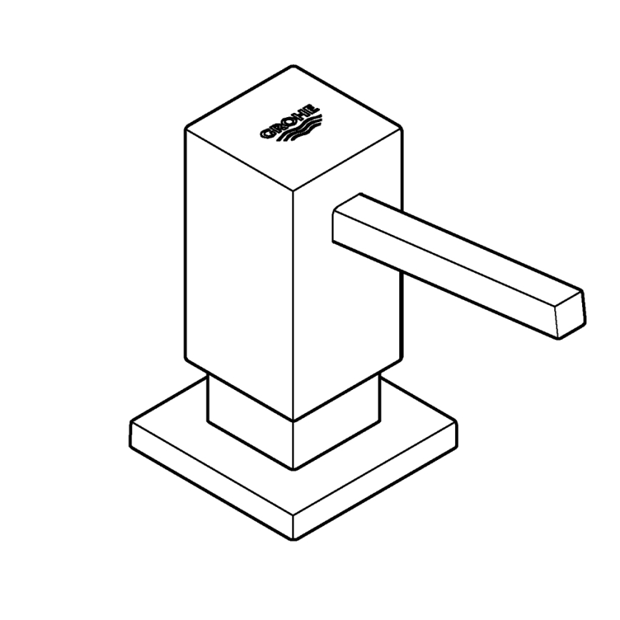 GROHE 40535DC0 - COSMOPOLITAN ziepju dozators 500 ml nerūsējošais tērauds