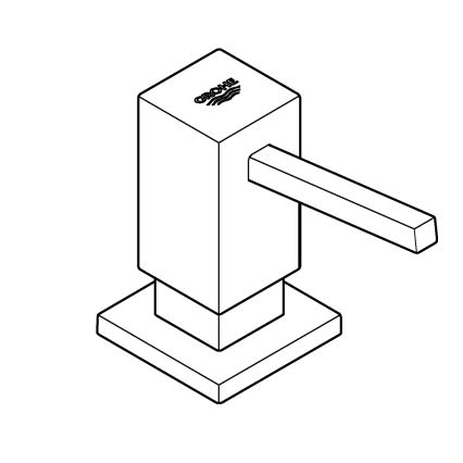 GROHE 40535DL0 - Šķidro ziepju dozators COSMOPOLITAN 500 ml bronzas krāsā