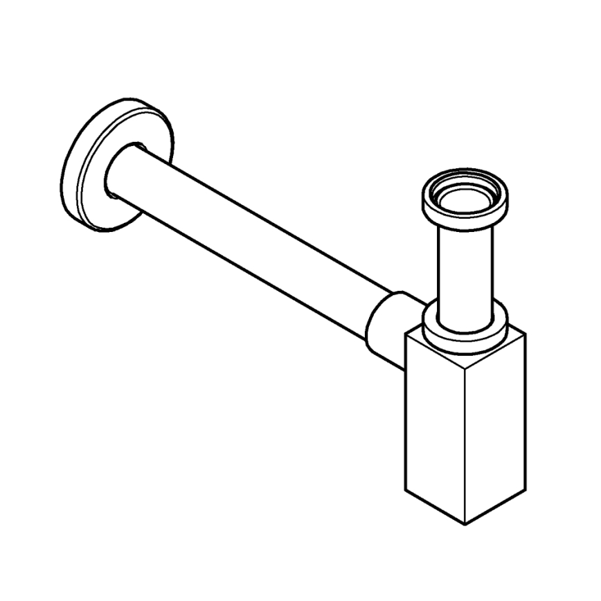 GROHE 40564A00 - Sifons SIFONI grafīts