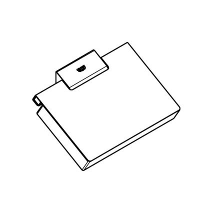 GROHE 40781000 - Tualetes papīra turētājs SELECTION CUBE, spīdīgs hroms