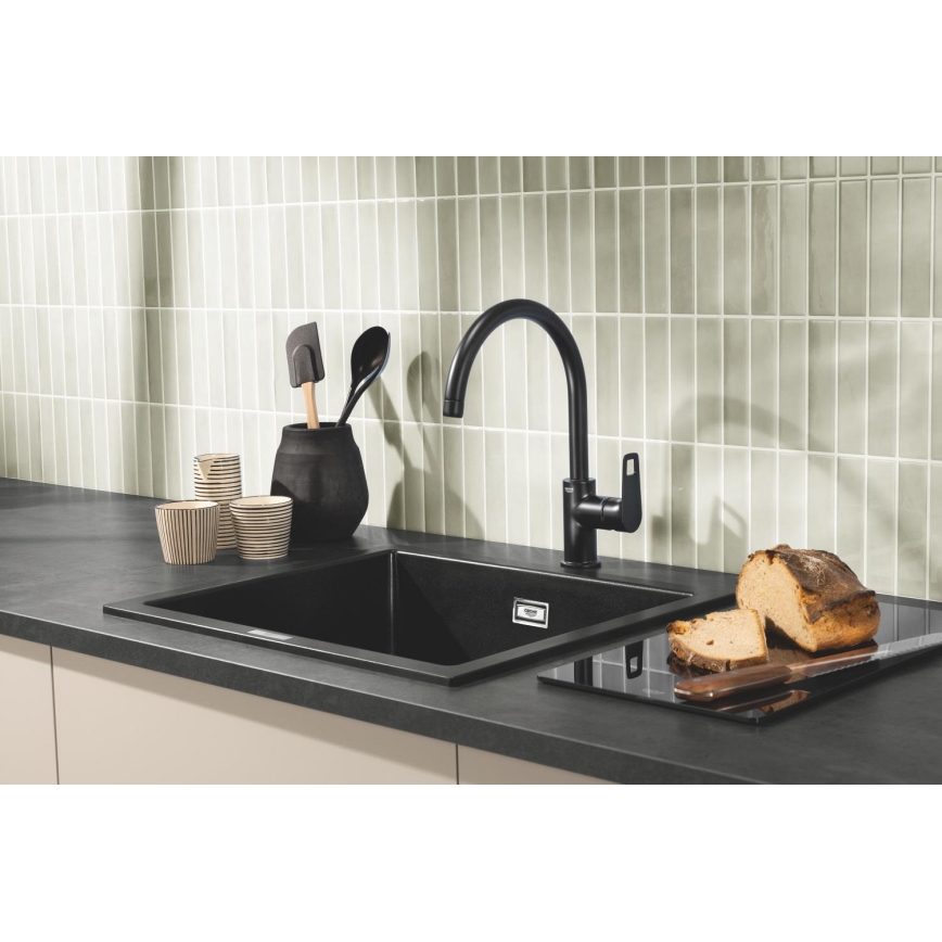 GROHE 40786K00 - Stikla dēlītis 450 × 240 × 19 mm melns