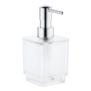 GROHE 40805000 - Dozators šķidrajām ziepēm SELECTION CUBE 300 ml spīdīgs hroms