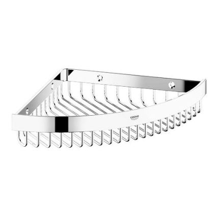 GROHE 40809000 - Stiepļu ziepju trauks SELECTION CUBE 20 × 20 cm pulēts hroms