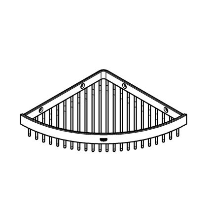 GROHE 40809000 - Stiepļu ziepju trauks SELECTION CUBE 20 × 20 cm pulēts hroms