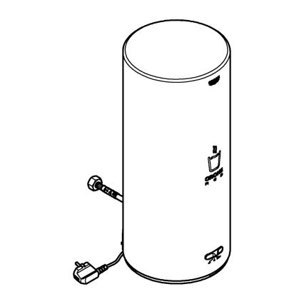 GROHE 40831001 - RED rezervuārs 7 l, nerūsējošais tērauds