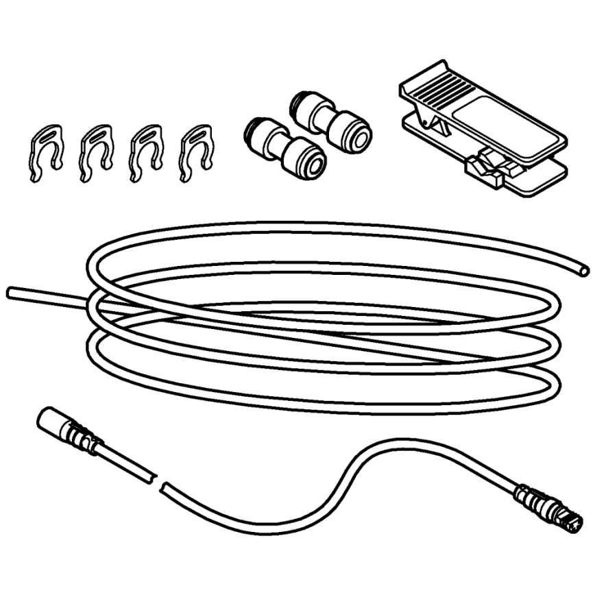 GROHE 40843000 - Pagarinājuma komplekts BLUE, spīdīgs hroms