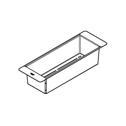 GROHE 40852SD0 - Multifunkcionāls sietiņš 450 × 150 × 100 mm, no nerūsējošā tērauda