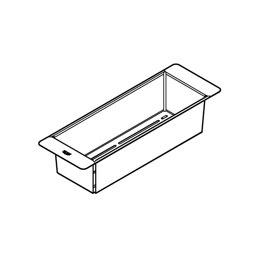 GROHE 40852SD0 - Multifunkcionāls sietiņš 450 × 150 × 100 mm, no nerūsējošā tērauda
