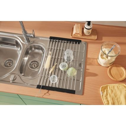 GROHE 40856SD0 - drenāžas paliktnis 450 × 348 mm birstēta nerūsējošā tērauda apdare