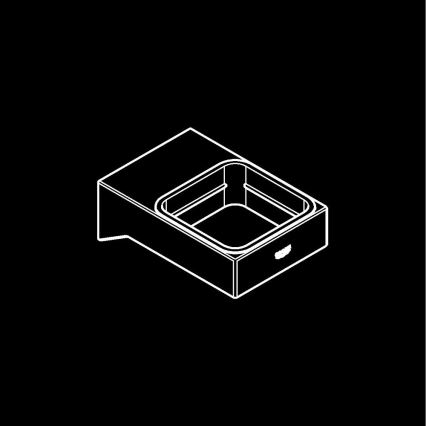 GROHE 40865000 - Turētājs SELECTION CUBE spīdīgs hroms