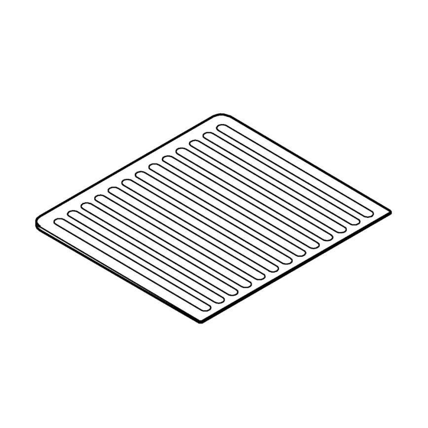 GROHE 40871K00 - Pilēšanas paplāte 450 x 400 mm keramika/melna