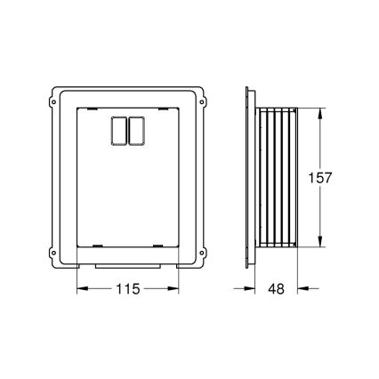 GROHE 40949000 - Revīzijas šahta RAPID