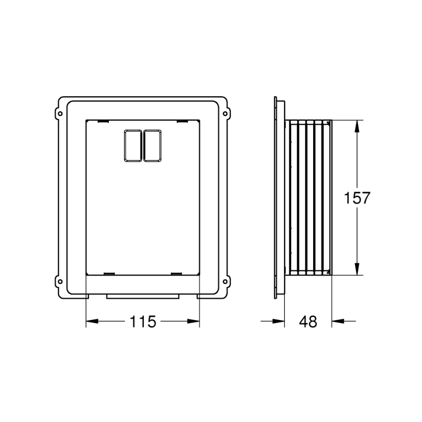 GROHE 40949000 - Revīzijas šahta RAPID