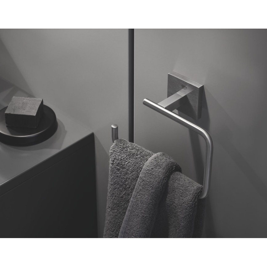 GROHE 40975DC0 - START CUBE nerūsējošā tērauda dvieļu turētājs