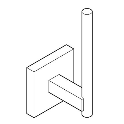 GROHE 40979000 - START rezerves tualetes papīra turētājs, spīdīgs hroms