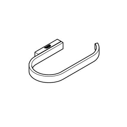 GROHE 41068000 - Tualetes papīra turētājs SELECTION 153 x 85 mm spīdīgs hroms