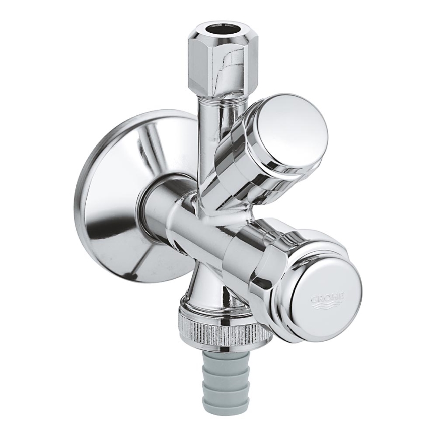 GROHE 41073000 - Kombinētais stūra vārsts WAS 12” × 38” spīdīgs hroms