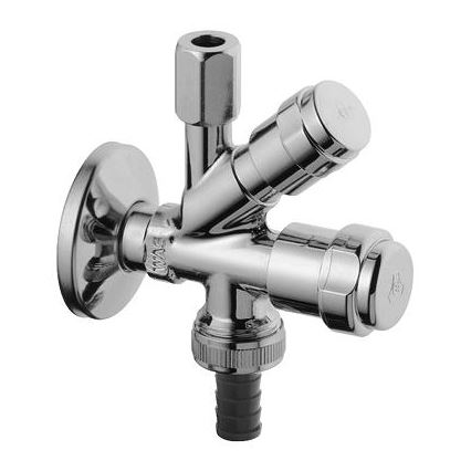 GROHE 41073000 - Kombinētais stūra vārsts WAS 12” × 38” spīdīgs hroms